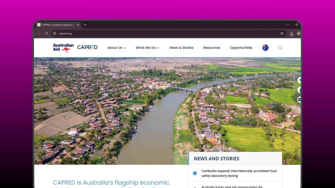CAPRED – Official Website Redesign & Development