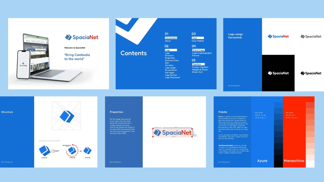 Elevating Brand Identity for SpaciaNet